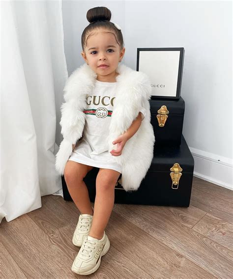 1 year old gucci outfit|Gucci Kids Clothing for Baby Girls .